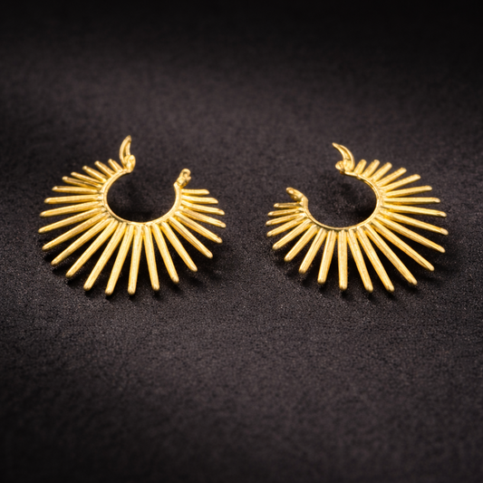 Aurelia Soleil – Radiant Hoop Earrings