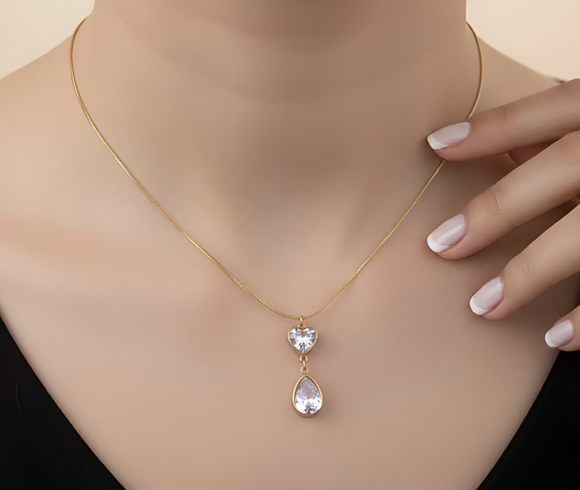 Seraphine Glow – Layered Crystal Drop